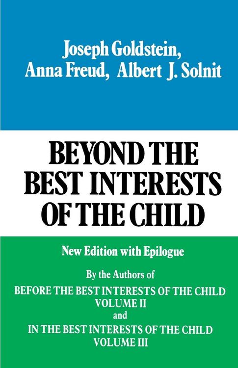Produktbild: Beyond the Best Interests of the Child