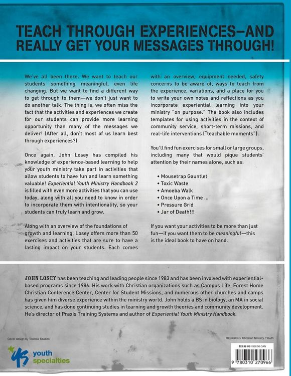 Produktbild: The Experiential Youth Ministry Handbook, Volume 2