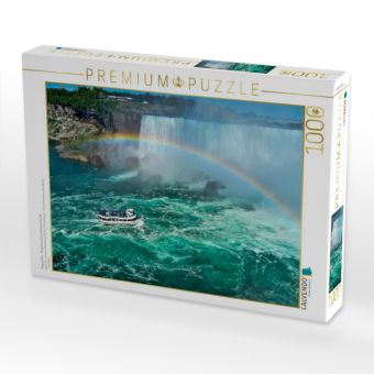 Produktbild: CALVENDO Puzzle Niagaraf&auml;lle - American Falls und Horseshoe Fall | 1000 Teile Lege-Gr&ouml;&szlig;e 64x48cm Foto-Puzzle f&uuml;r gl&uuml;ckliche Stunden