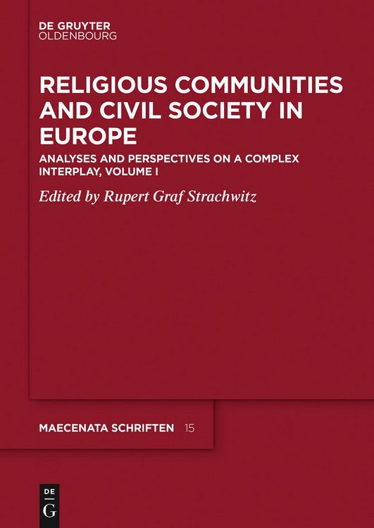 Produktbild: Religious Communities and Civil Society in Europe