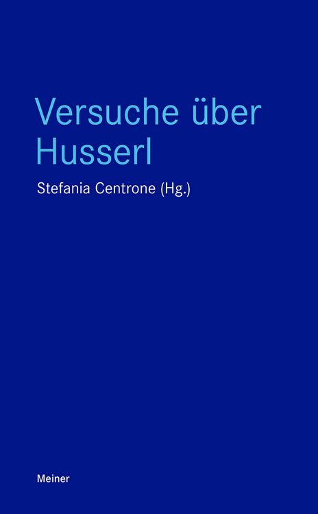 Produktbild: Versuche &uuml;ber Husserl