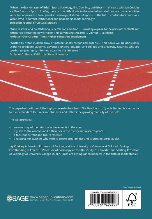 Produktbild: Handbook of Sports Studies