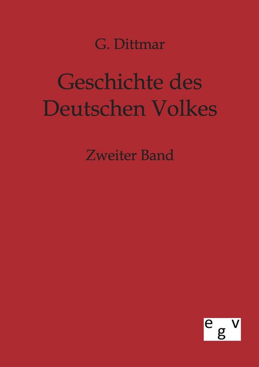 Produktbild: Geschichte des Deutschen Volkes