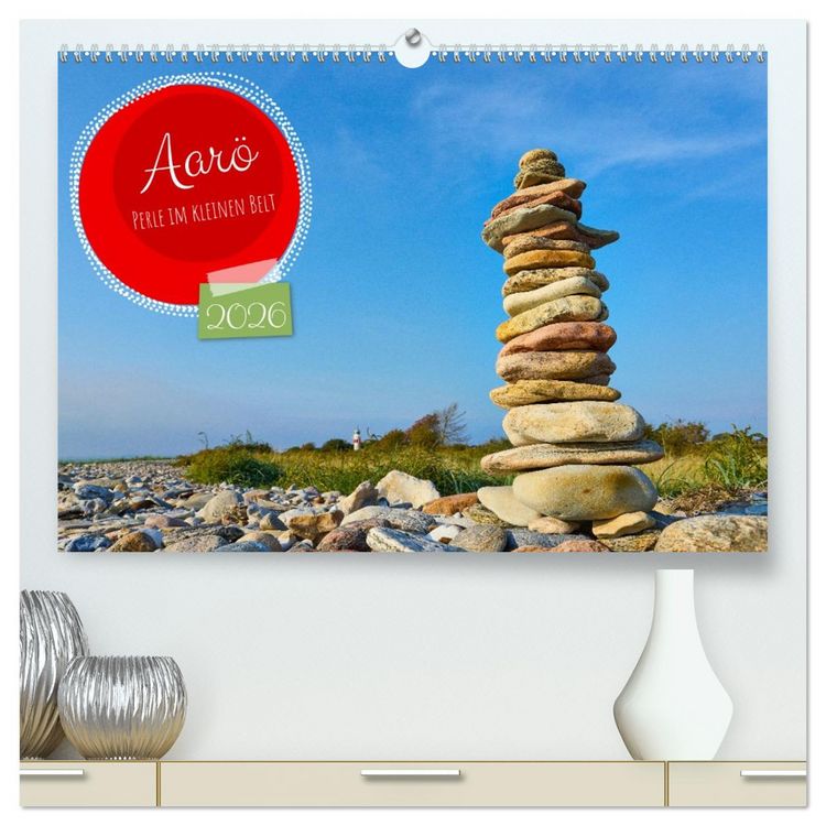 Produktbild: Aar&ouml; - Perle im kleinen Belt (hochwertiger Premium Wandkalender 2026 DIN A2 quer), Kunstdruck in Hochglanz