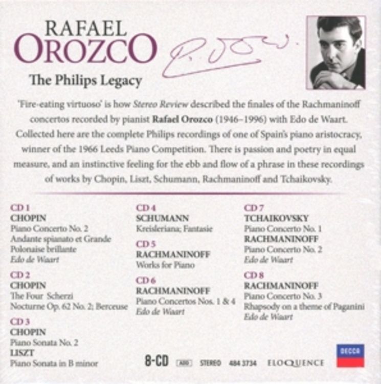 Rafael Orozco: Das Philips-Erbe
