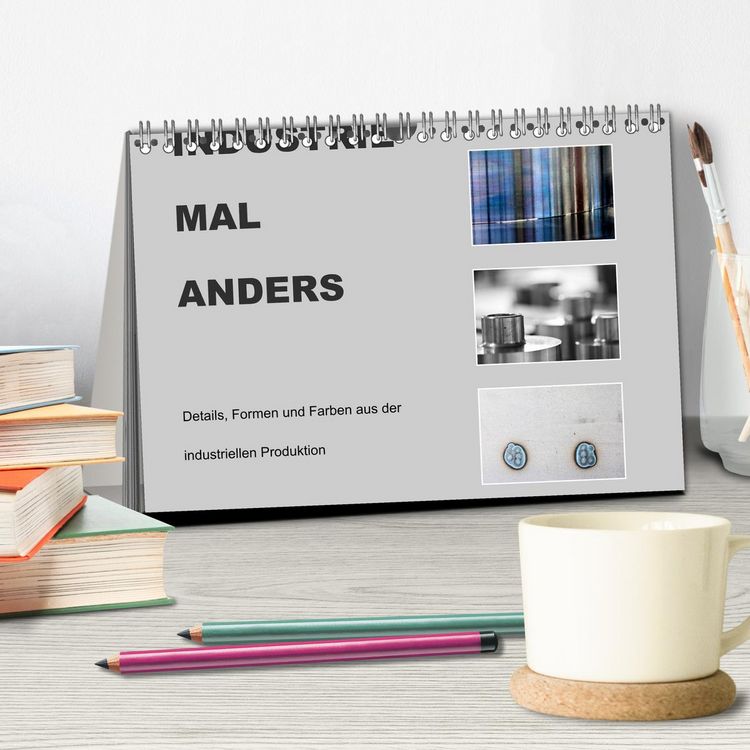 Produktbild: INDUSTRIE MAL ANDERS (Tischkalender 2026 DIN A5 quer), CALVENDO Monatskalender