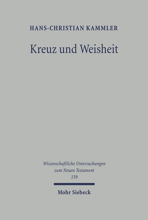 Produktbild: Kreuz und Weisheit