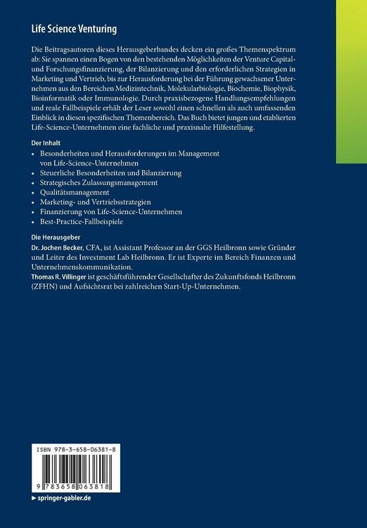 Produktbild: Life Science Venturing