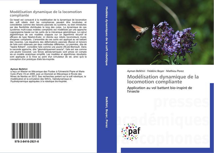 Produktbild: Mod&eacute;lisation dynamique de la locomotion compliante