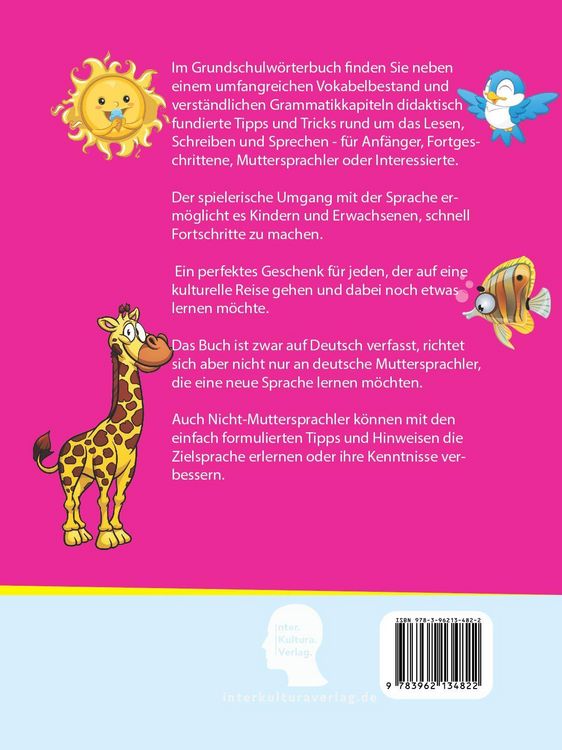 Produktbild: Interkultura Deutsch-Ukrainisches Grundschulw&ouml;rterbuch f&uuml;r Deutsch als Fremdsprache