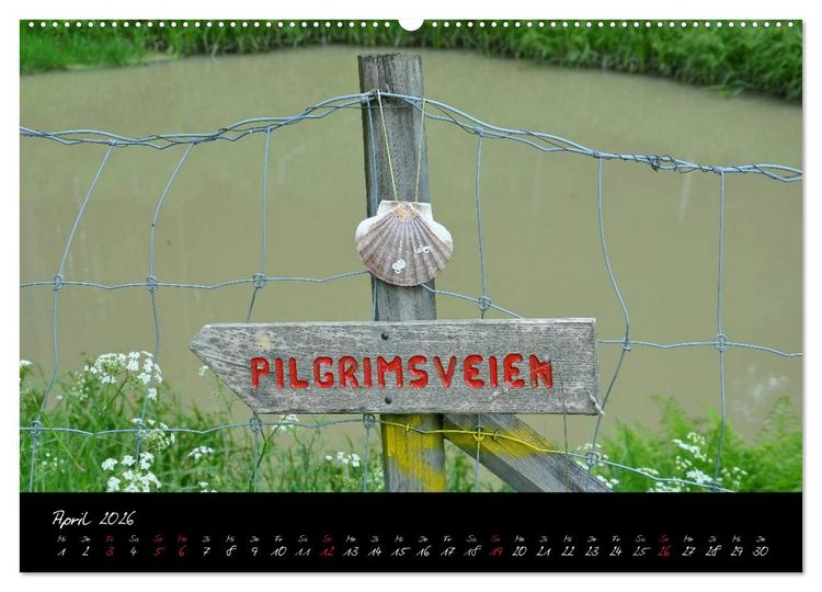 Produktbild: Der Olavsweg (hochwertiger Premium Wandkalender 2026 DIN A2 quer), Kunstdruck in Hochglanz