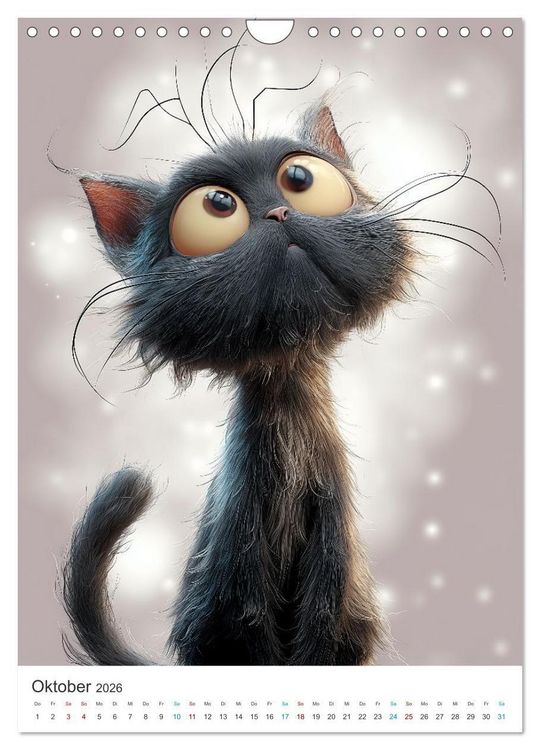 Produktbild: Miau & Mauz (Wandkalender 2026 DIN A4 hoch), CALVENDO Monatskalender