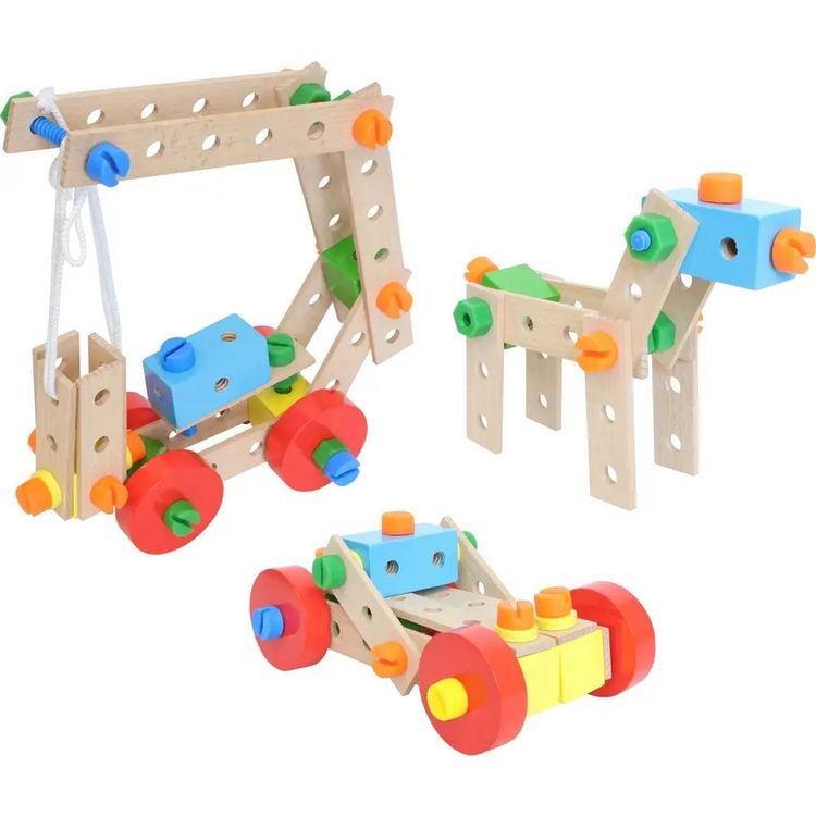 Produktbild: SpielMaus Holz DIY Konstruktions-Set, 90-teilig