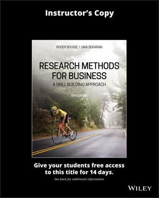 Produktbild: Research Methods for Business: A Skill Building Approach, 8e Evaluation Copy
