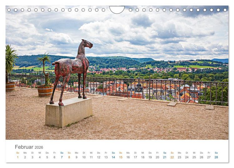 Produktbild: Rudolstadt - im Tal der Saale (Wandkalender 2026 DIN A4 quer), CALVENDO Monatskalender