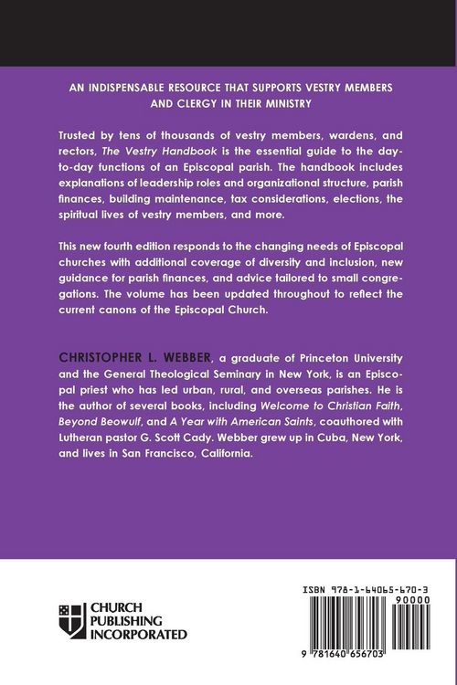 Produktbild: The Vestry Handbook, Fourth Edition