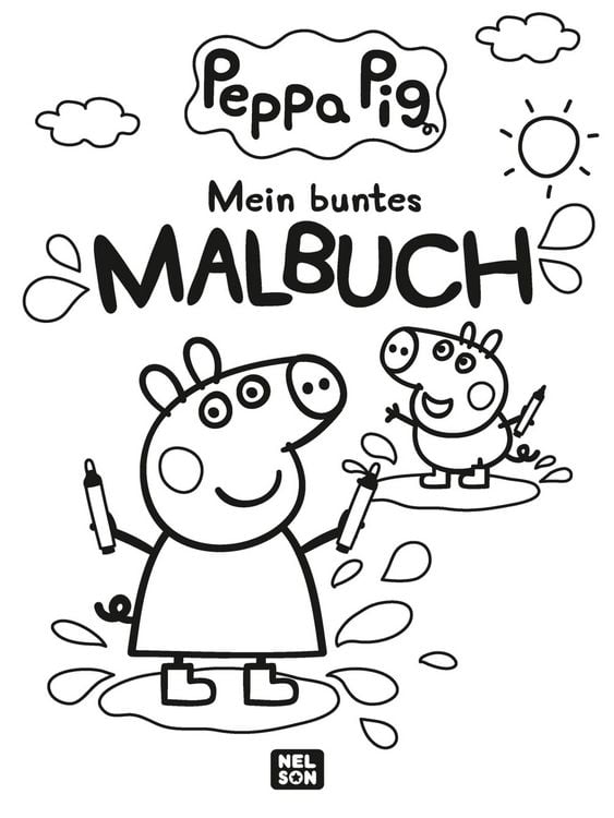Produktbild: Peppa Wutz Ausmalbilder: Mein buntes Malbuch
