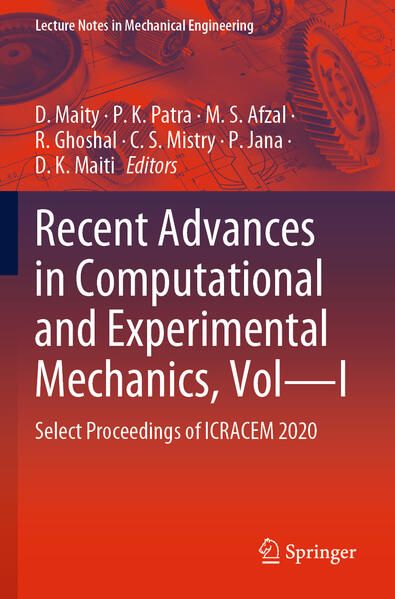 Produktbild: Recent Advances in Computational and Experimental Mechanics, Vol&mdash;I