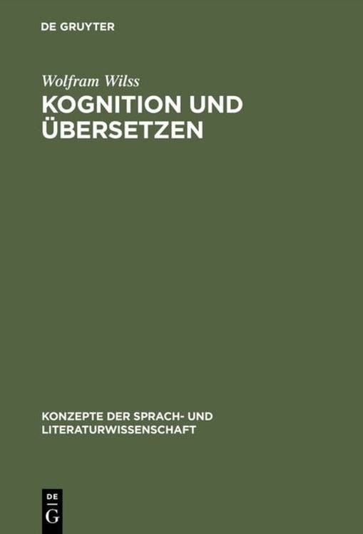 Produktbild: Kognition und &Uuml;bersetzen