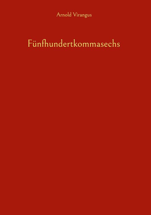 Produktbild: F&uuml;nfhundertkommasechs