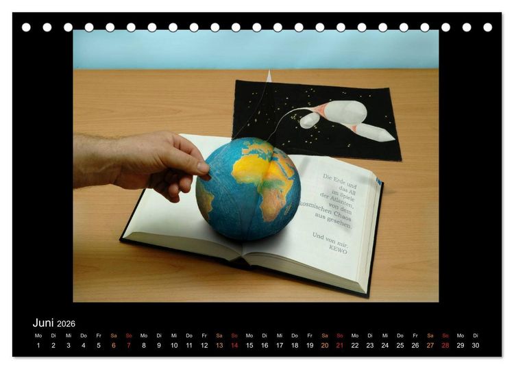 Produktbild: optische T&auml;uschungen 2026 (Tischkalender 2026 DIN A5 quer), CALVENDO Monatskalender