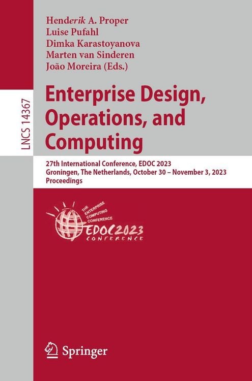 Produktbild: Enterprise Design, Operations, and Computing