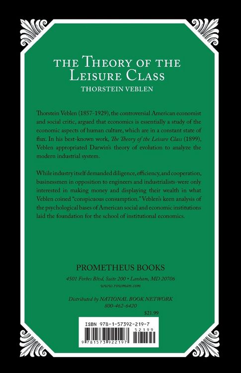 Produktbild: The Theory of the Leisure Class
