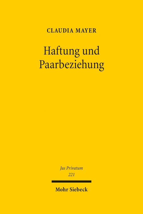 Produktbild: Haftung und Paarbeziehung