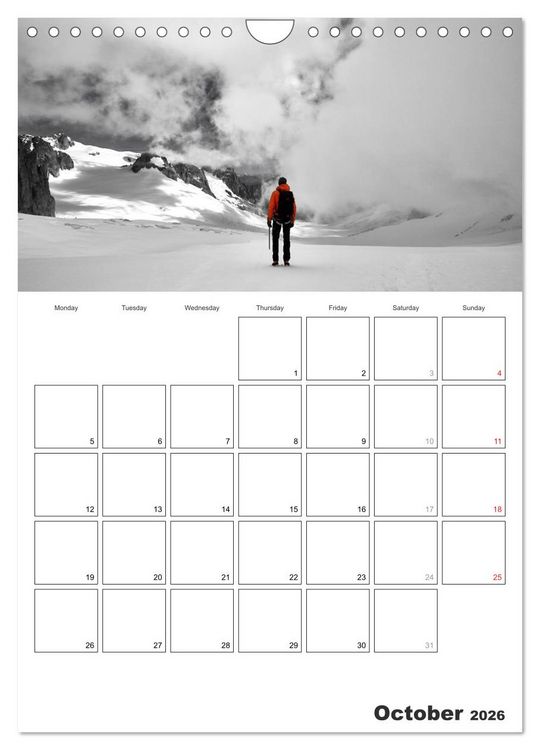 Produktbild: EXPLORING ALPS (Wall Calendar 2026 DIN A4 portrait), CALVENDO 12 Month Wall Calendar