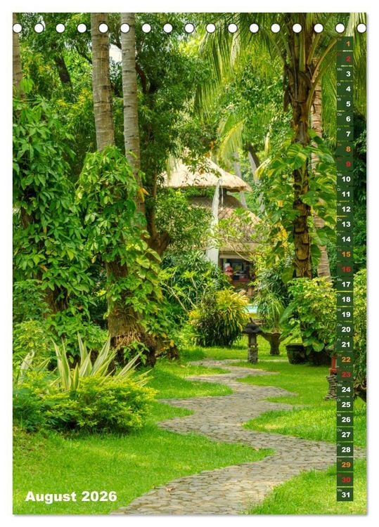 Produktbild: Exotisches Bali (Tischkalender 2026 DIN A5 hoch), CALVENDO Monatskalender