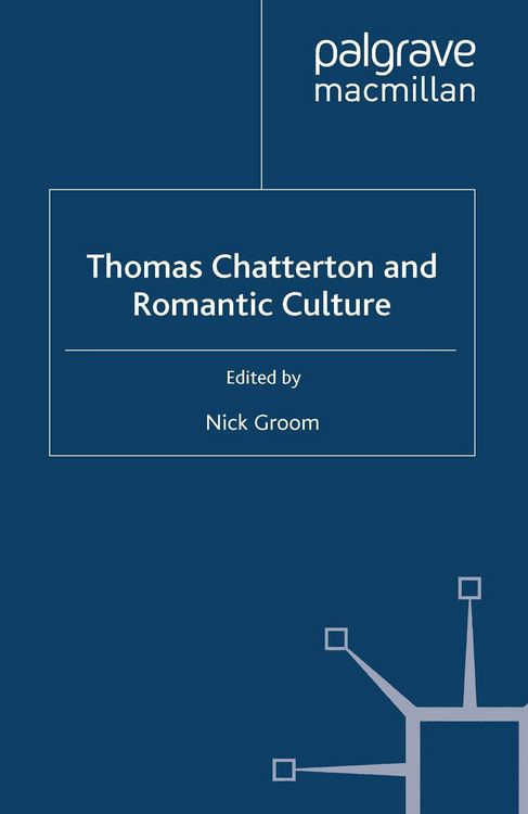 Produktbild: Thomas Chatterton and Romantic Culture