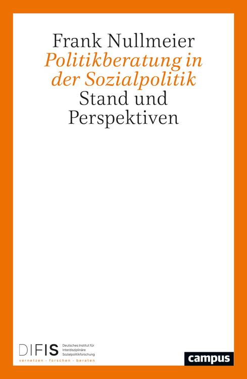 Produktbild: Politikberatung in der Sozialpolitik