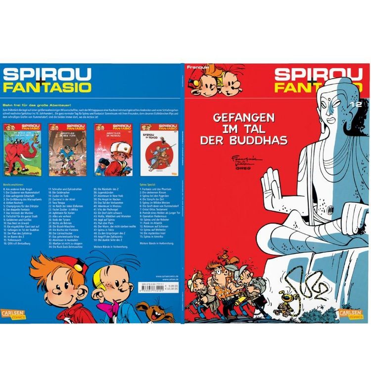Produktbild: Spirou und Fantasio 12: Gefangen im Tal der Buddhas