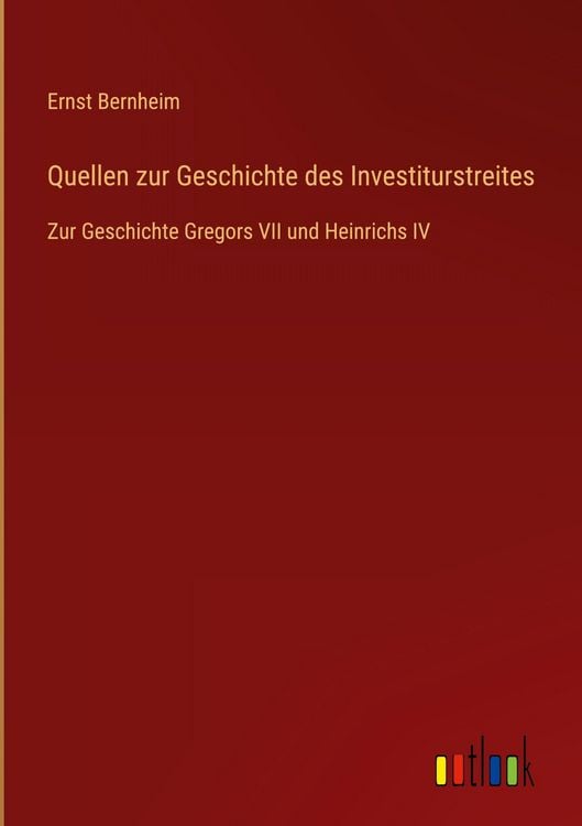 Produktbild: Quellen zur Geschichte des Investiturstreites