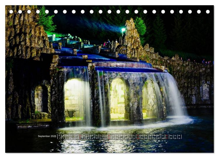 Produktbild: Der Bergpark Kassel-Wilhelmsh&ouml;he (Tischkalender 2026 DIN A5 quer), CALVENDO Monatskalender