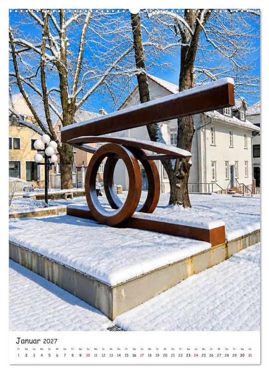 Produktbild: Friedrichsdorf in Hessen vom Stadtfotograf Petrus Bodenstaff (hochwertiger Premium Wandkalender 2027 DIN A2 hoch), Kunstdruck in Hochglanz
