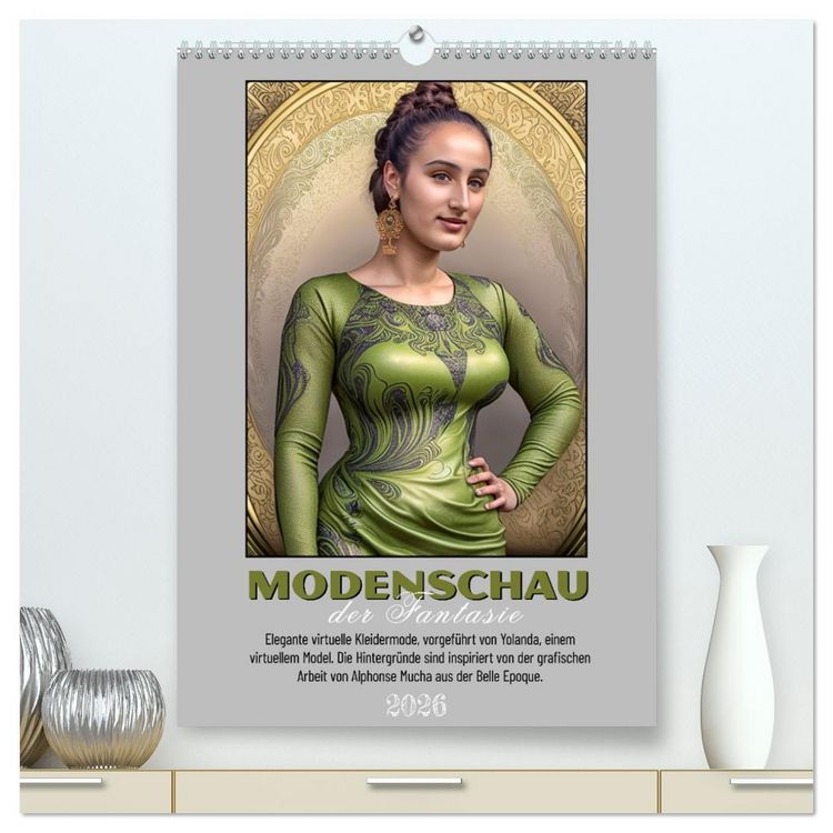Produktbild: Modenschau der Fantasie (hochwertiger Premium Wandkalender 2026 DIN A2 hoch), Kunstdruck in Hochglanz