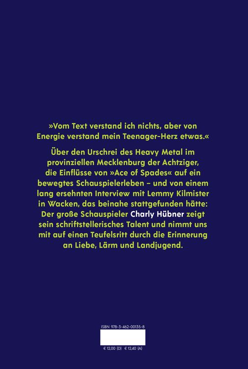 Produktbild: Charly H&uuml;bner &uuml;ber Mot&ouml;rhead oder Warum ich James Last dankbar sein sollte