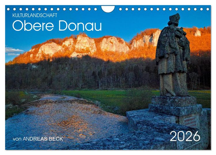 Produktbild: Kulturlandschaft Obere Donau (Wandkalender 2026 DIN A4 quer), CALVENDO Monatskalender