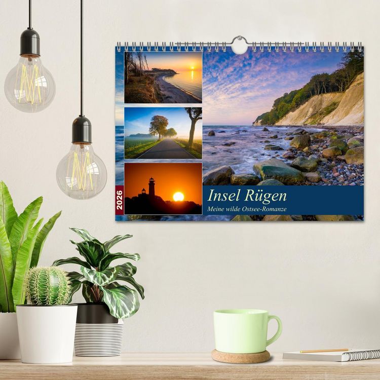 Produktbild: Insel R&uuml;gen - Meine wilde Ostsee-Romanze (Wandkalender 2026 DIN A4 quer), CALVENDO Monatskalender