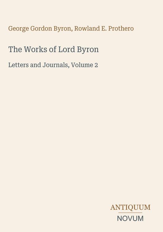 Produktbild: The Works of Lord Byron