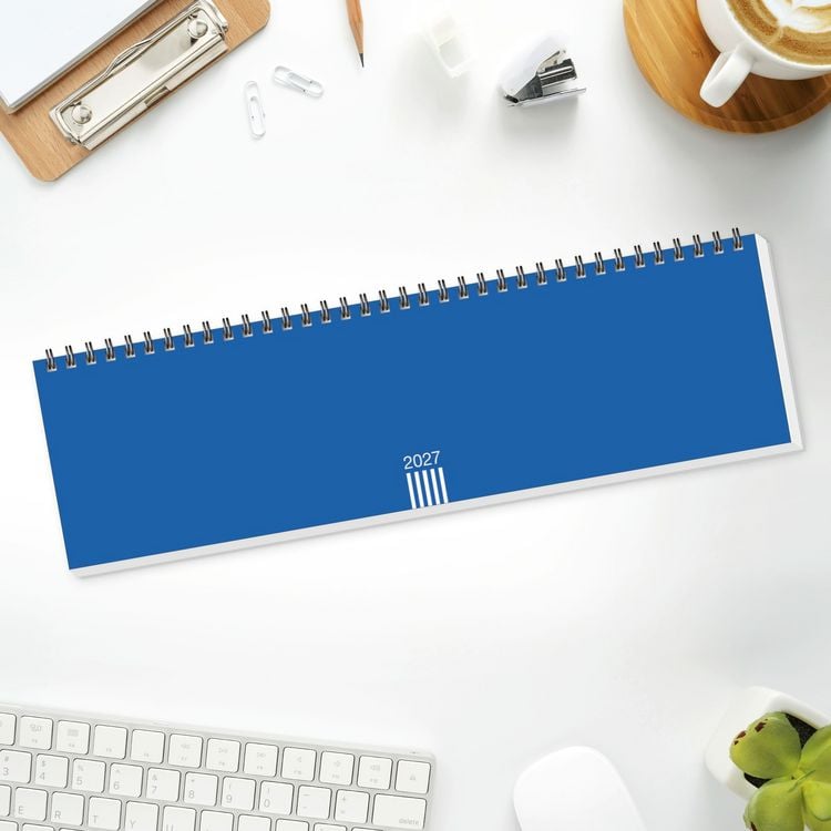 Produktbild: Wochenquerplaner, blau 2027
