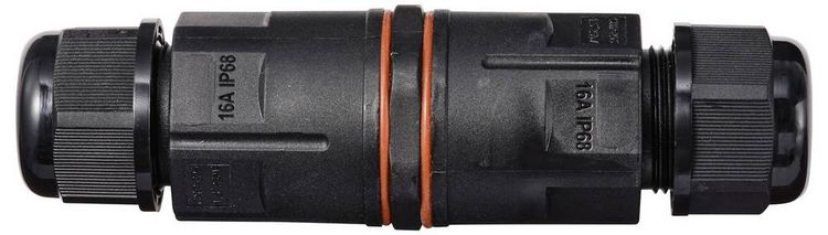Produktbild: Sygonix SY-6748356 Kabelverbinder mit Steckklemmen, witterungsbest&auml;ndig (&Oslash; x L) 33 mm x 127 mm 1 St.