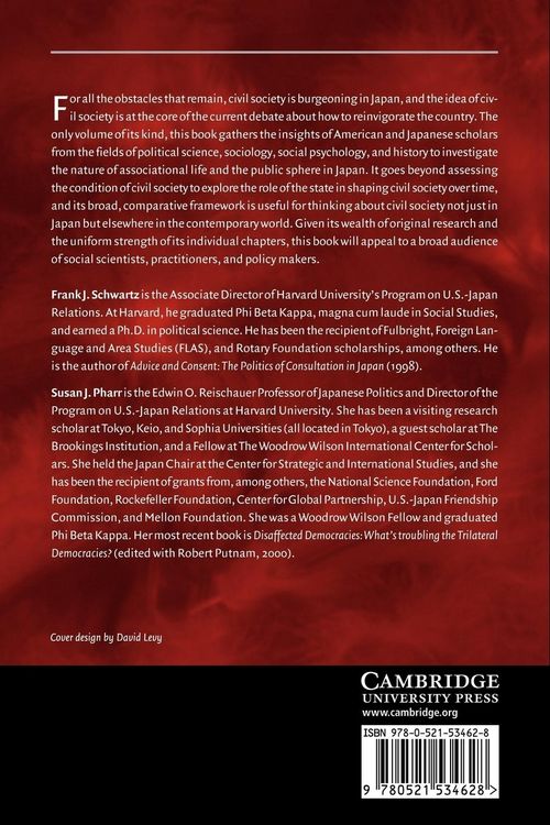 Produktbild: The State of Civil Society in Japan