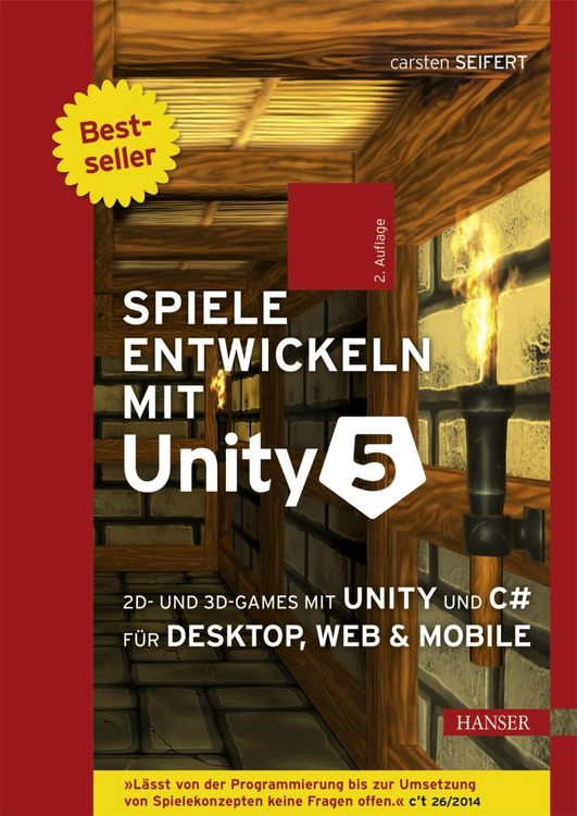 Produktbild: Spiele entwickeln mit Unity 5