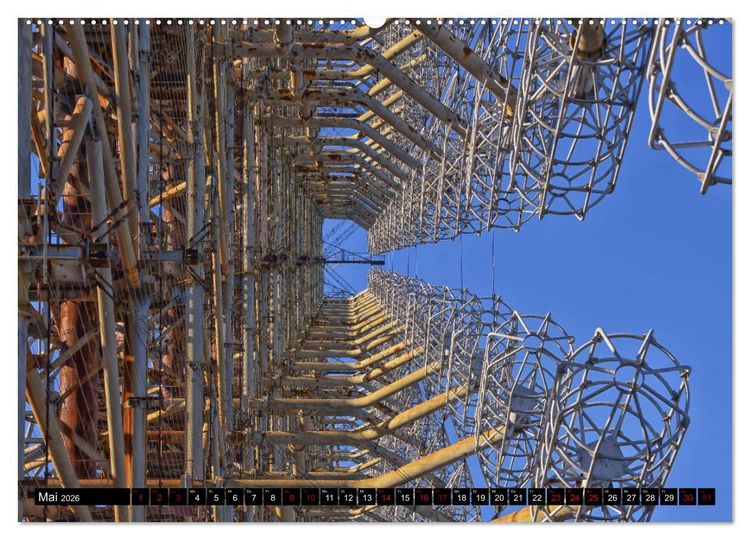Produktbild: Tschernobyl - Prypjat - Die radioaktive Geisterstadt (Wandkalender 2026 DIN A2 quer), CALVENDO Monatskalender