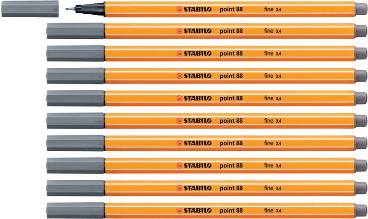 Produktbild: STABILO Point 88 dunkelgrau