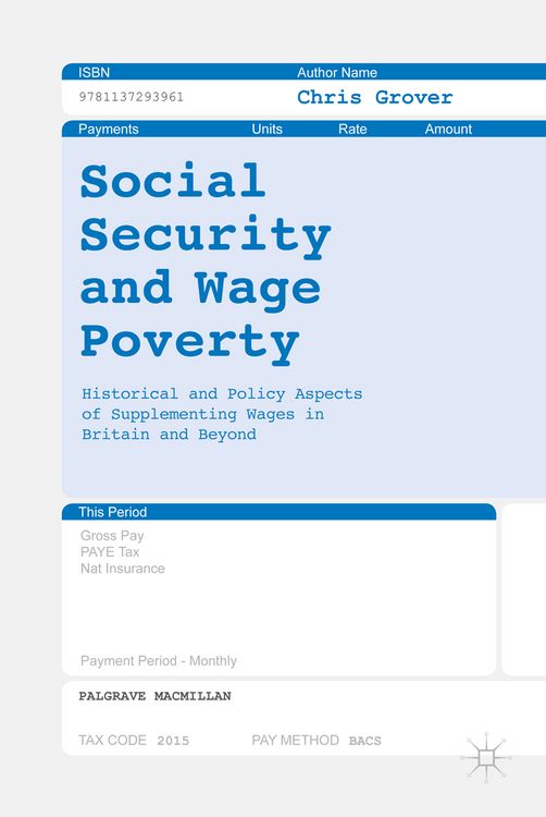 Produktbild: Social Security and Wage Poverty
