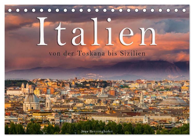 Produktbild: Italien von der Toskana nach Sizilien (Tischkalender 2026 DIN A5 quer), CALVENDO Monatskalender