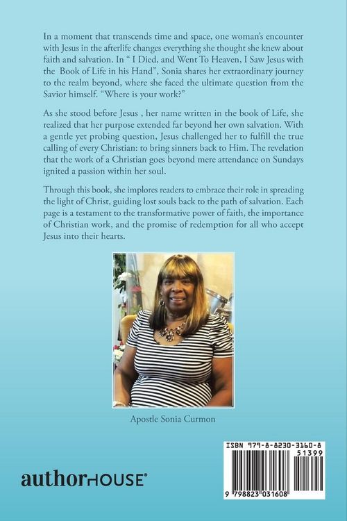 Produktbild: I Died, and Went To Heaven, I Saw Jesus with the Book of Life in his Hand
